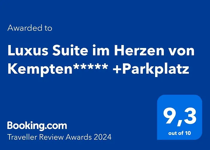 Luxus Suite Im Herzen Von Kempten***** +Parkplatz