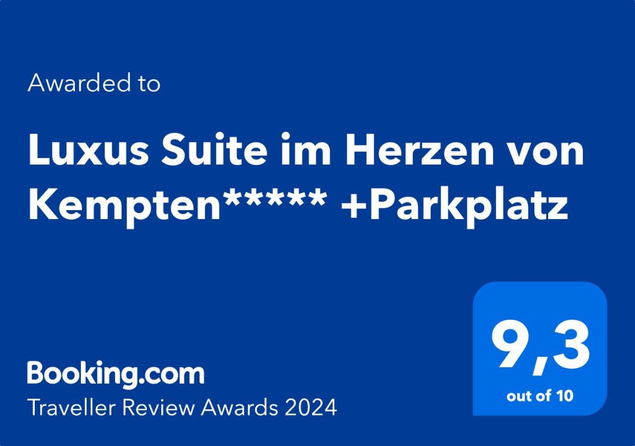 Apartment Luxus Im Herzen Von Kempten***** +parkplatz *